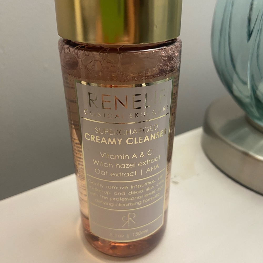 Supercharged Creamy Cleanser — Pink Gel Cleanser with Vitamin A & C